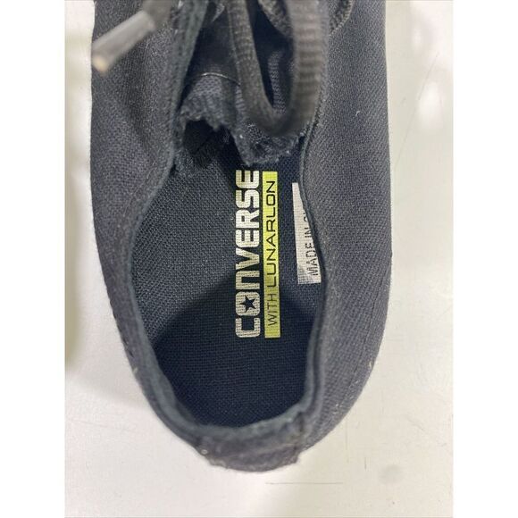 Converse With Lunarlon Triple Black Chuck Taylor All Star Size Mens 8.5 - Picture 10 of 14